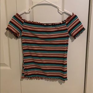 Cute multi color top